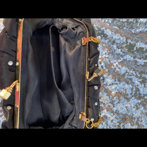 🖤✨Black rhinestone clutch purse✨🖤 - Picture 5 of 10